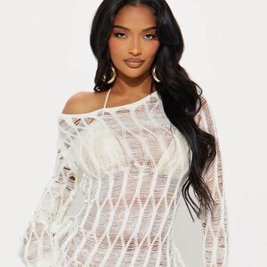 3XL Audrey Crochet Coverup or Mini Dress